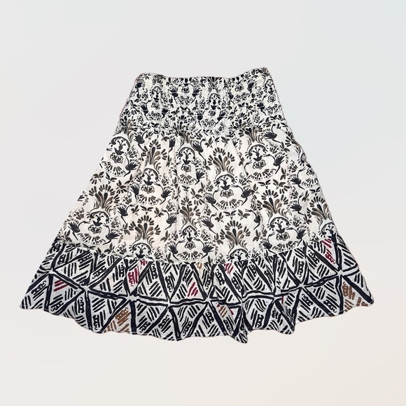 Free People XS Riviera Lined Floral Aztec Mini Skirt - Picture 3 of 9